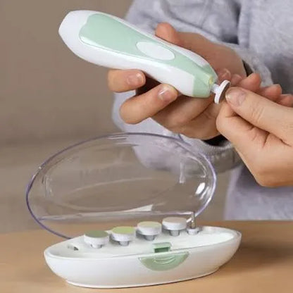 6-in-1 Electric Baby Nail Trimmer with LED Light