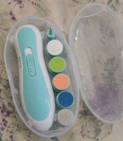 6-in-1 Electric Baby Nail Trimmer with LED Light