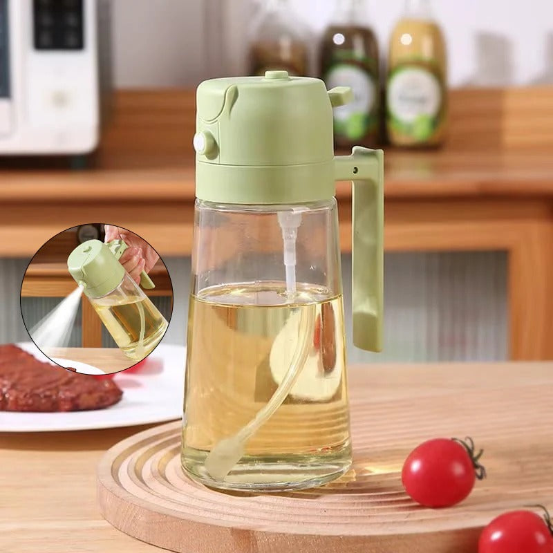 2 in 1 Oil Spray Bottle for Cooking