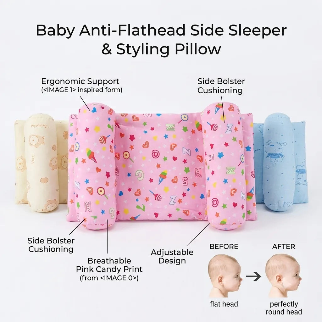 Baby Head Support Pillow for Newborns