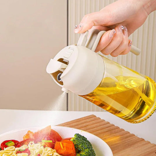 2 in 1 Oil Spray Bottle for Cooking