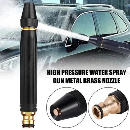 High Pressure Water Gun Hose Nozzle| Adjustable Spray for Cleaning