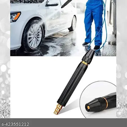 High Pressure Water Gun Hose Nozzle| Adjustable Spray for Cleaning