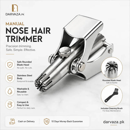 Manual Nose Hair Trimmer