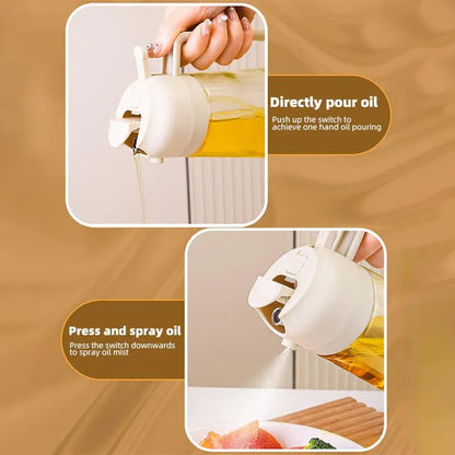 2 in 1 Oil Spray Bottle for Cooking