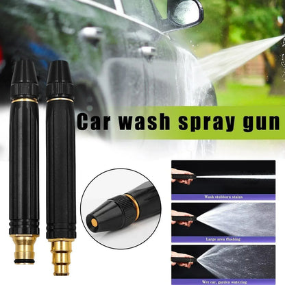 High Pressure Water Gun Hose Nozzle| Adjustable Spray for Cleaning