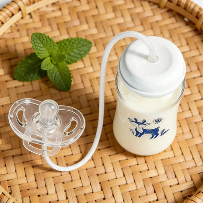 Hands-Free Baby Feeding Bottle with Free Straw Brush